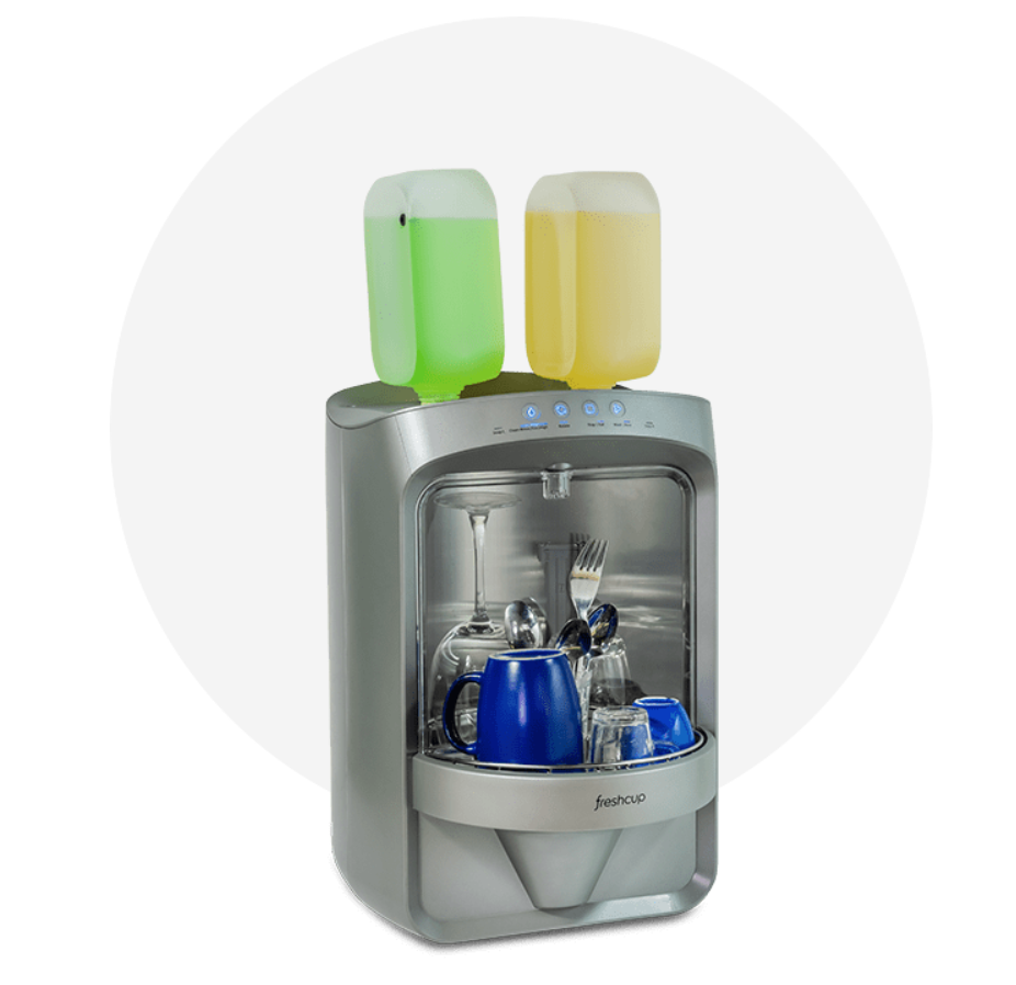 FreshCUP Countertop Dishwasher 30 Second High-end Sanitizer, 